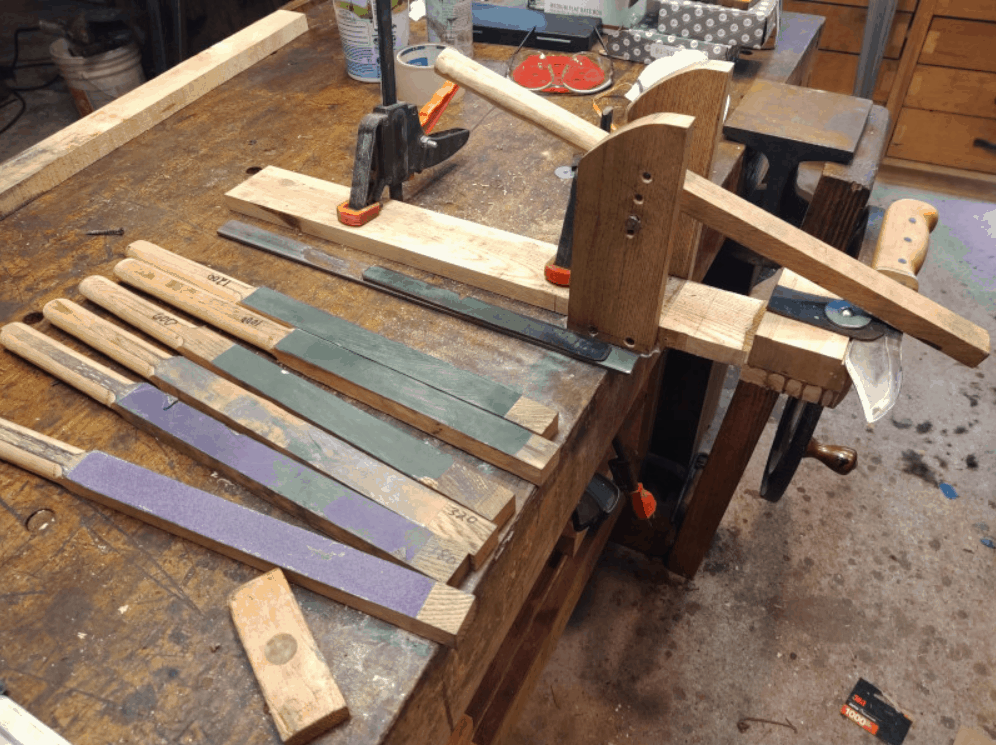 Diy knife sharpening jig for bench grinder