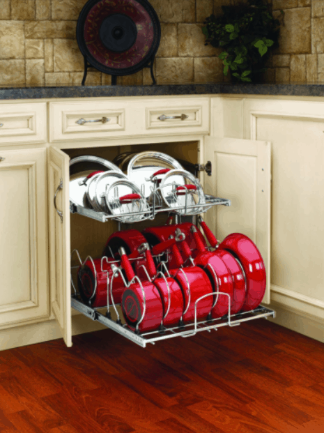 DIY Knock-Off Organization for Pots and Pans